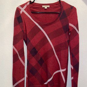 Burberry Brit Red Sweater Size S